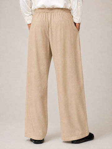 Men’s Solid Beige Farsi Pants