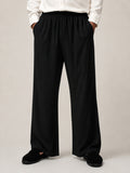 Men’s Solid Black Farsi Pants