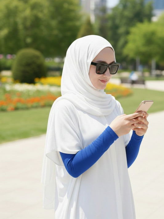 Nabia Blue Sleeves Extender