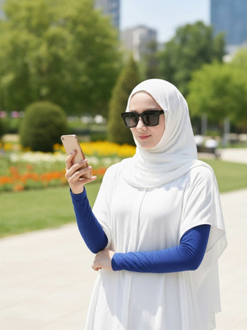 Nabia Blue Sleeves Extender