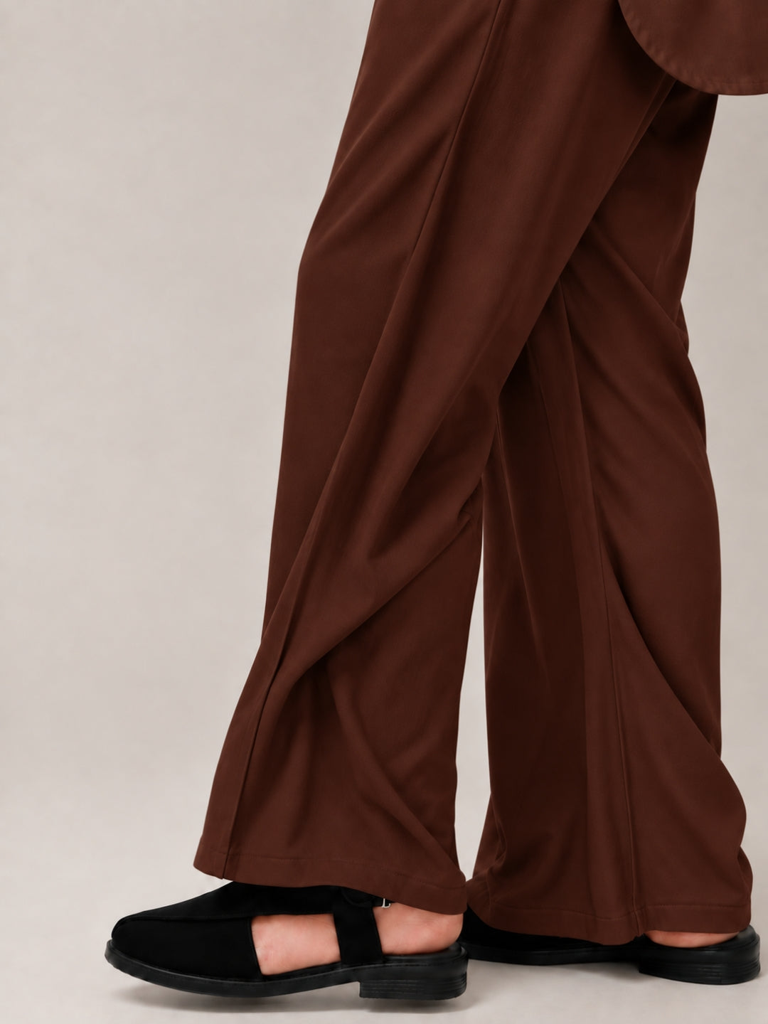 Men’s Solid Brown Farsi Pants