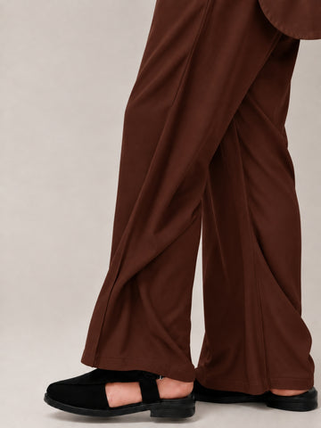 Men’s Solid Brown Farsi Pants