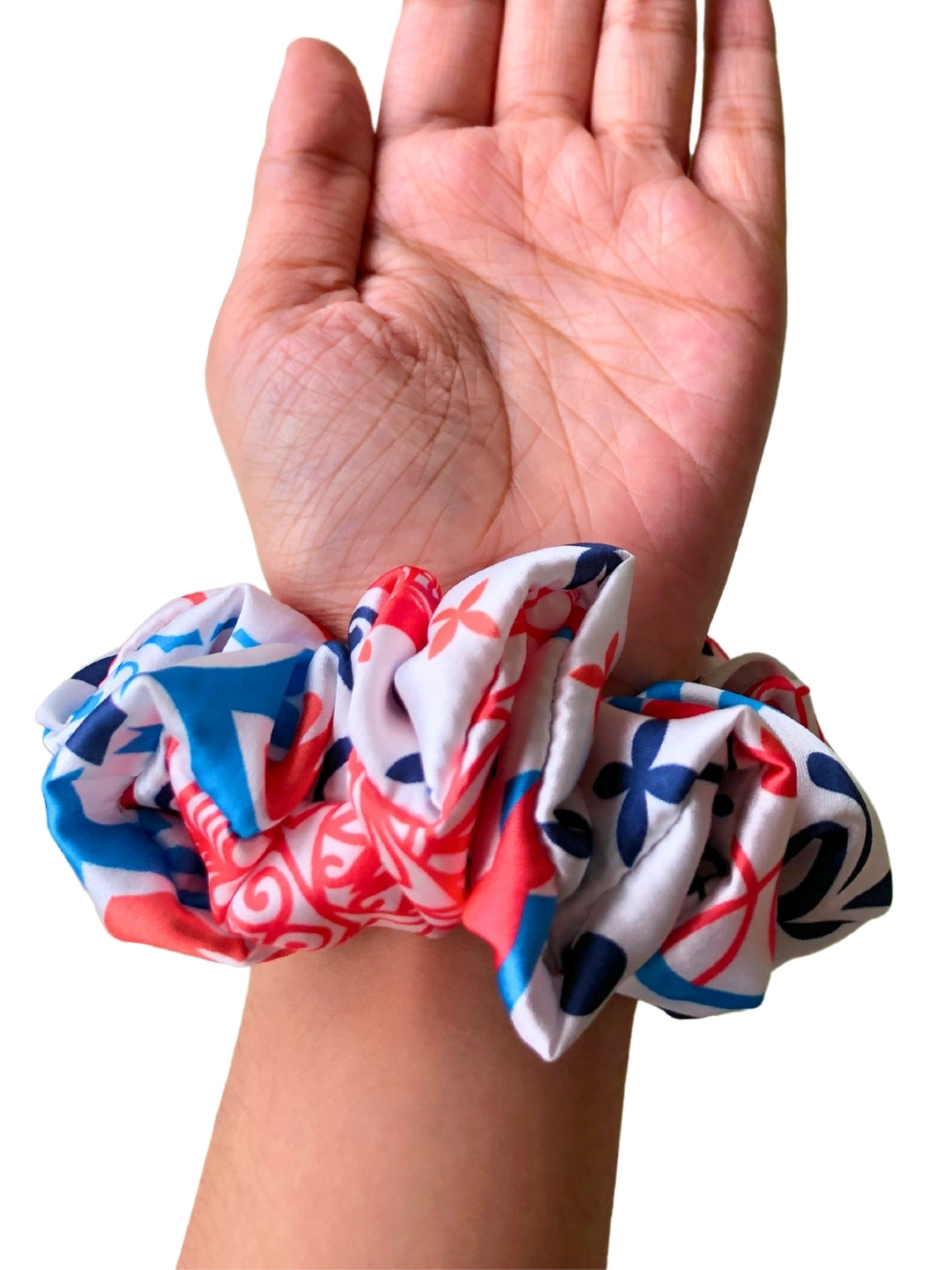 Nabia Women Set of 5 Soft Satin Scrunchies Ponytail Holders