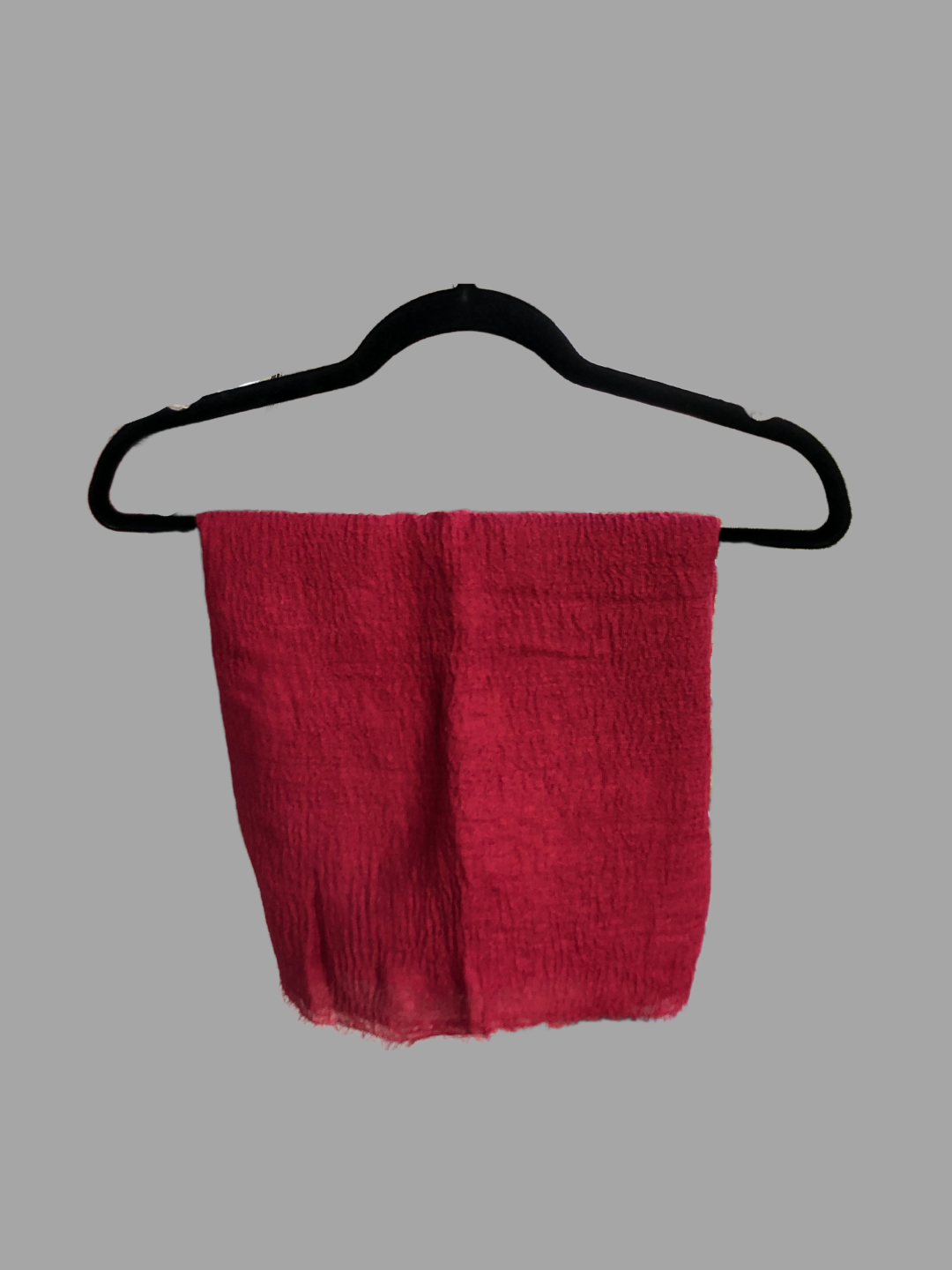 Nabia Ragular Use Cotton Crinkle Dark Red Women’s Hijab