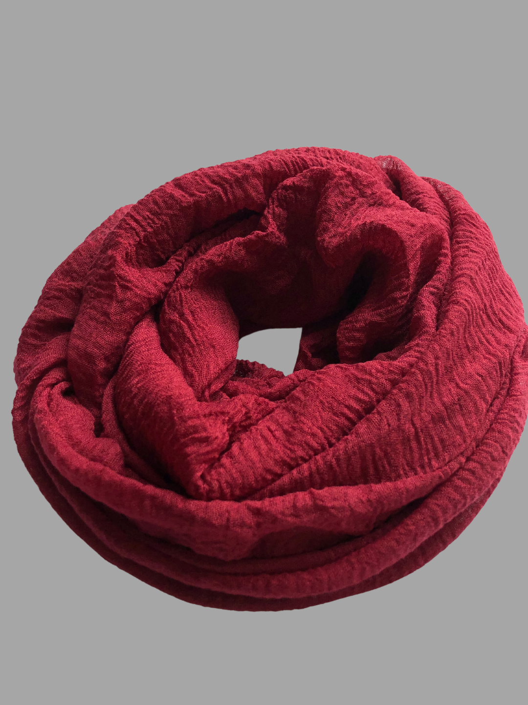 Nabia Ragular Use Cotton Crinkle Dark Red Women’s Hijab