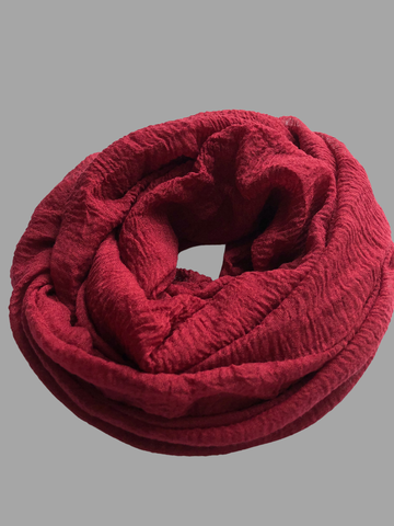 Nabia Ragular Use Cotton Crinkle Dark Red Women’s Hijab