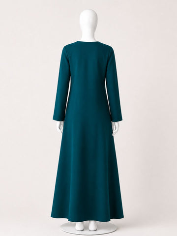 Bottle Green Full Sleeves Inner Layering for Women