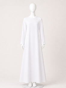White Solid Full Sleeves Inner Layering for Women