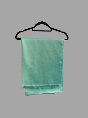 Nabia Cotton Shimmer Greenish Turquoise Solid Hijab