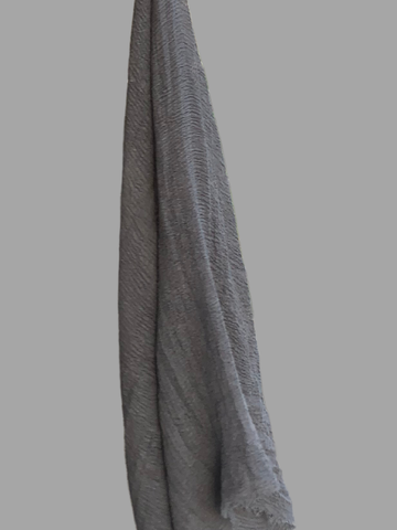 Nabia Casual Use Cotton Crinkle Grey Women’s Hijab