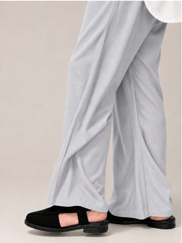Men’s Solid Light Grey Farsi Pants