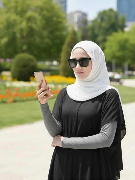 Nabia Grey Sleeves Extender