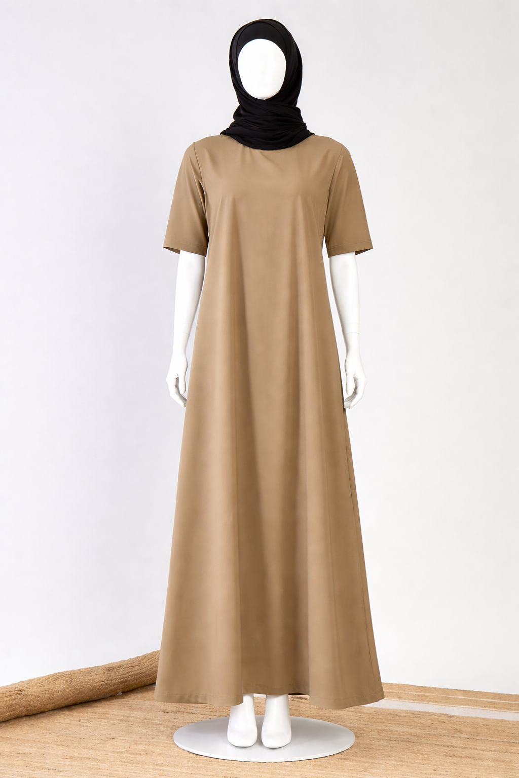 Nabia Beige Half Sleeve Inner Layering for Girls and Women