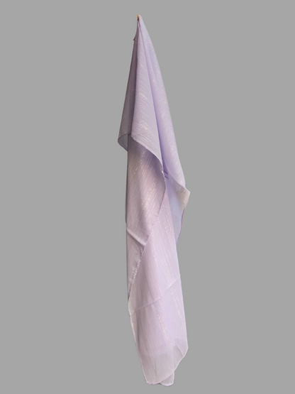 Nabia Lavender Chiffon Metallic Shimmer Hijab