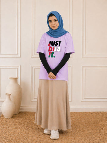 Just Dua It Modest T-Shirt for Women