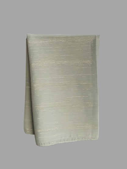 Nabia Mint Green Chiffon Metallic Shimmer Hijab