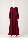 Maroon Solid Full Sleeves Inner Layering for Women
