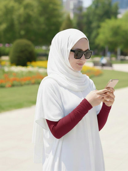 Nabia Maroon Sleeves Extender
