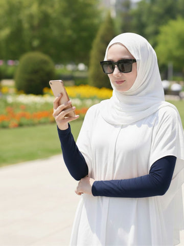 Navy Blue Sleeves Extender