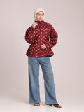 Polka Dot Jacket for Women – Winter Wear