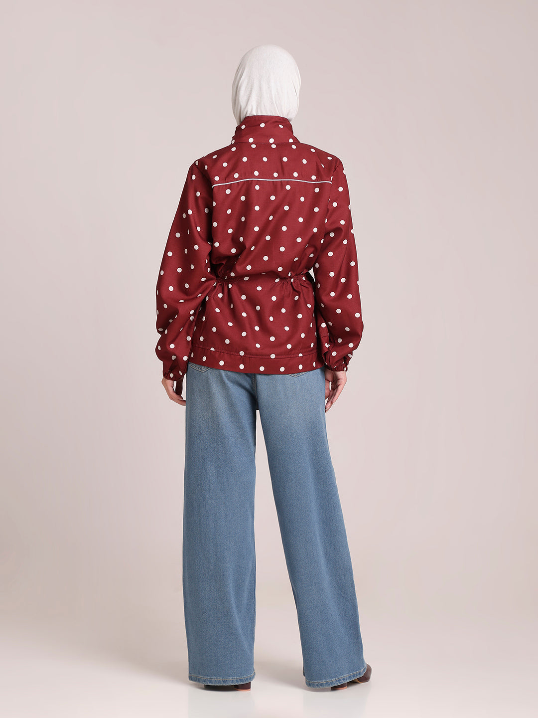 Polka Dot Jacket for Women – Winter Wear