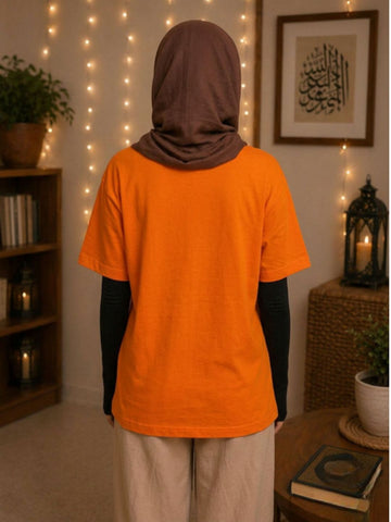 Modest Orange Sabr T-Shirt for Women
