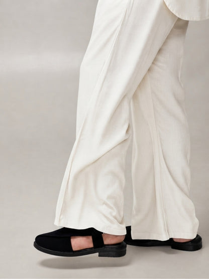 Men’s Solid Off White Farsi Pants