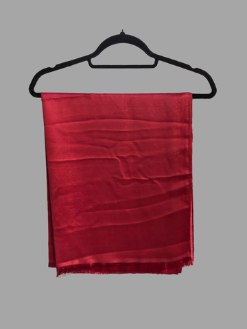 Nabia Women’s Cotton Shimmer Maroon Solid Hijab