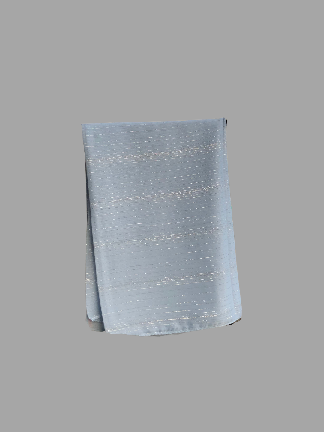 Nabia Sky Blue Chiffon Metallic Shimmer Hijab