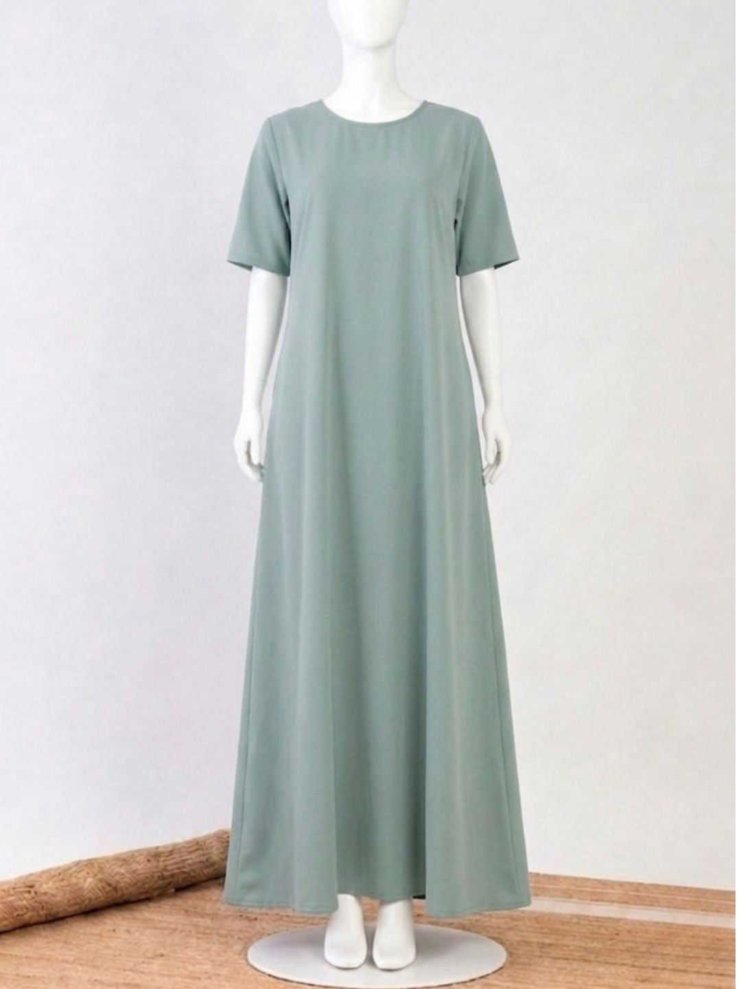 Sea Green Half Sleeve Inner Layering for Girls and Women