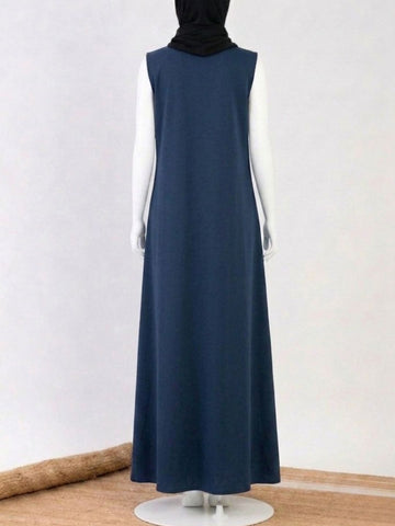 Nabia Navy Blue Inner Layering for Girls and Women