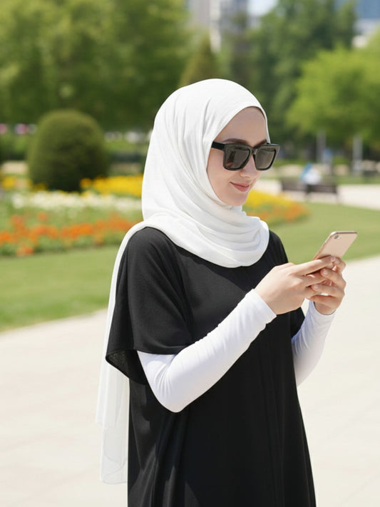Nabia White Sleeves Extender