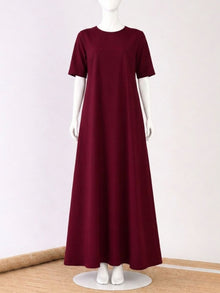 Maroon Half Sleeve Inner Layering for Girls and Women