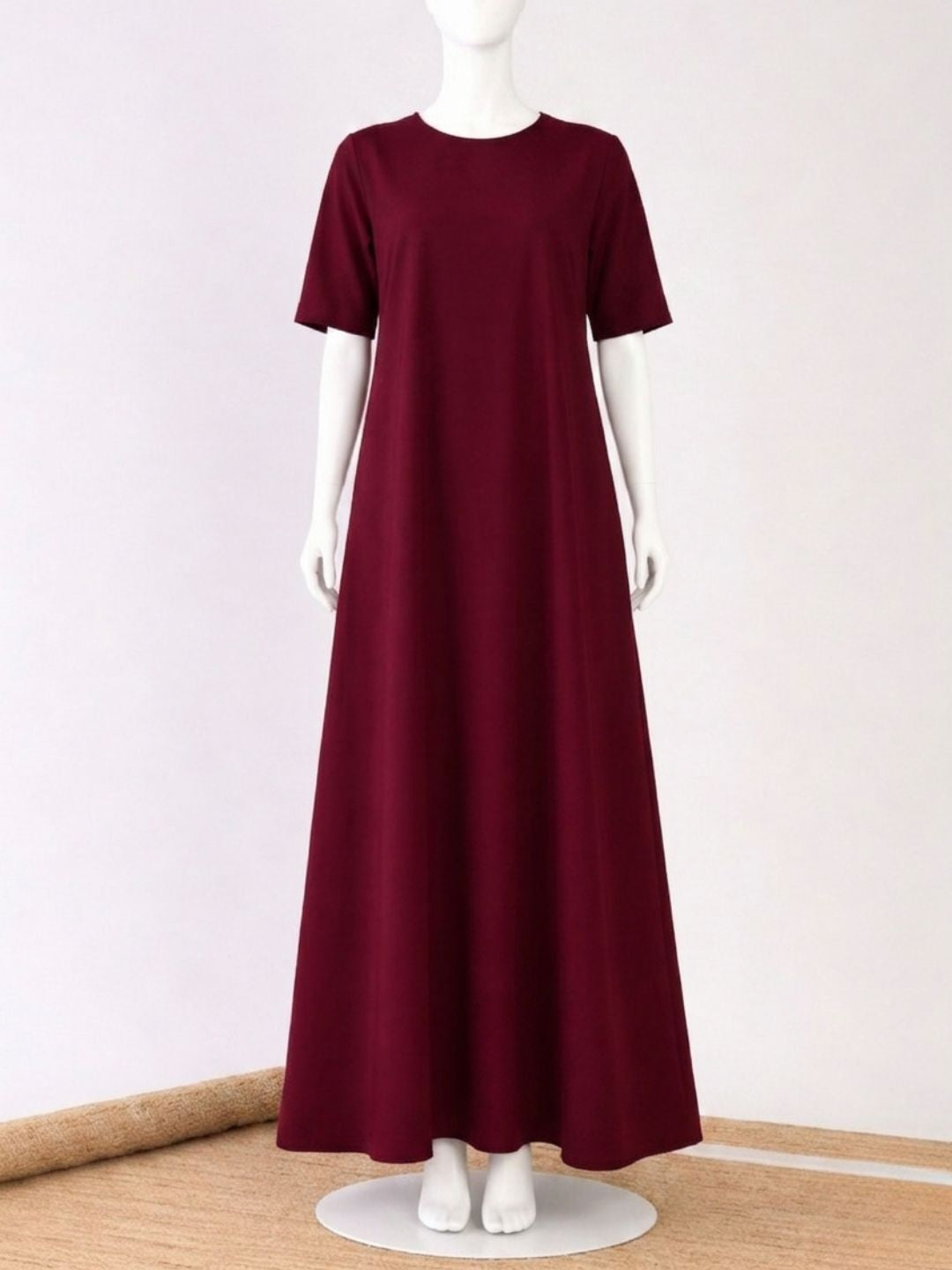 Maroon Half Sleeve Inner Layering for Girls and Women