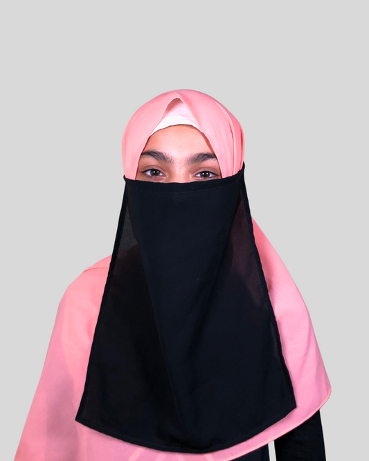 Black plain nose piece for women
