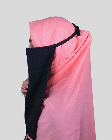 Black plain nose piece for women