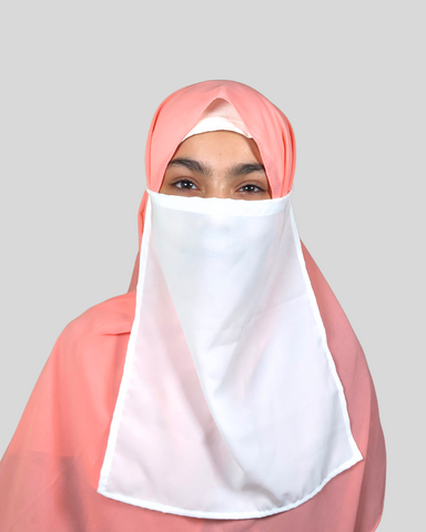 White plain nose piece for women