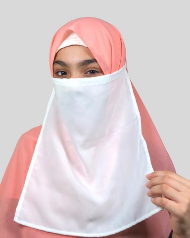 White plain nose piece for women