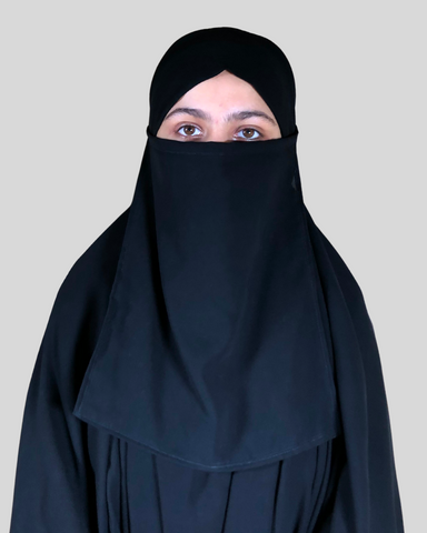 Black plain nose piece for women