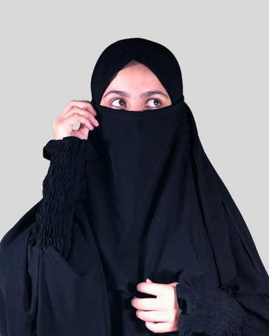 Black plain nose piece for women