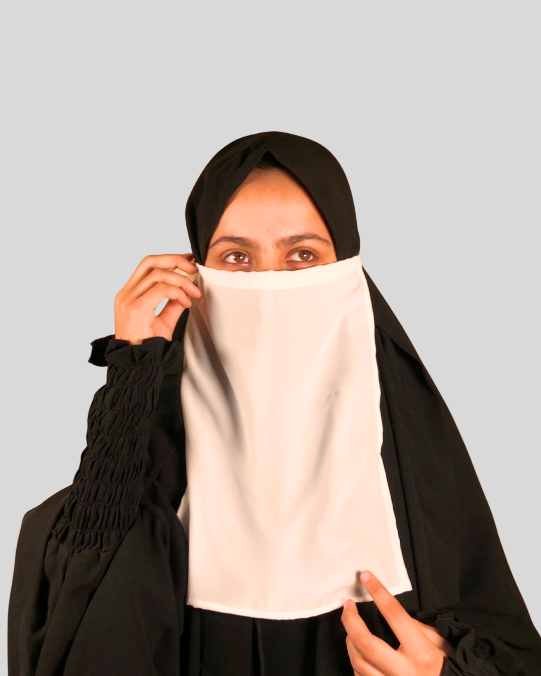 White plain nose piece for women