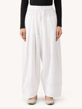 White Cotton Farshi Salwar for Women