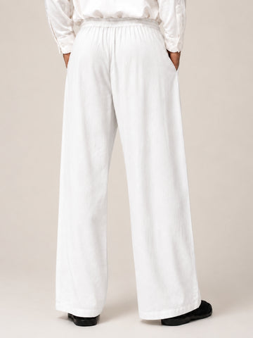 Men’s Solid White Farsi Pants