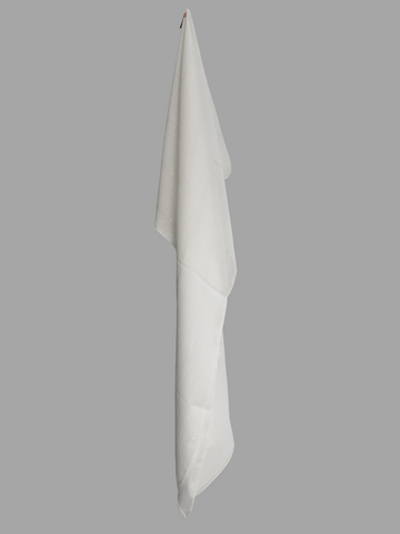 Nabia White Chiffon Metallic Shimmer Hijab