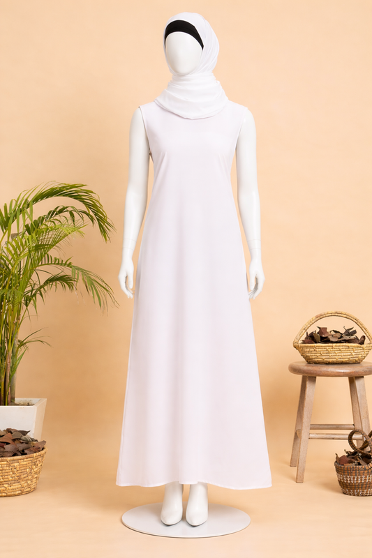Nabia White Inner Layering for Girls and Women