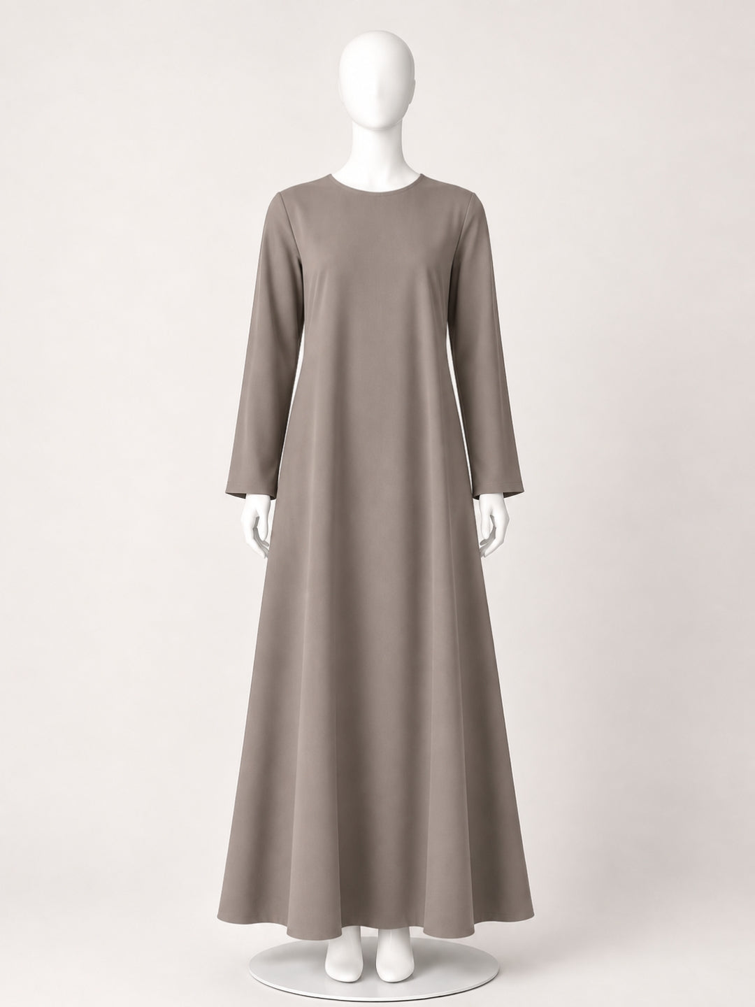 Grey Solid Full Sleeves Inner Layering for Women