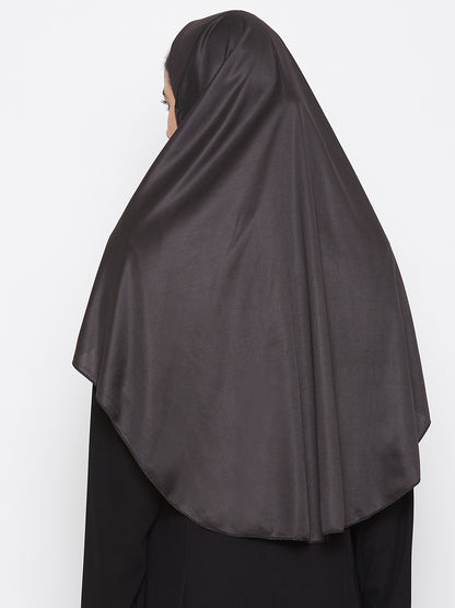 Nabia Women Black Solid Casual Khimar Hijab
