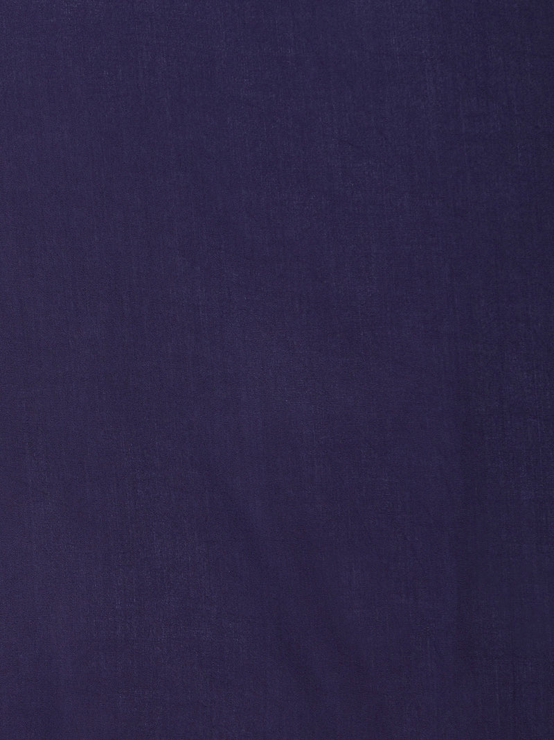 Nabia Women Blue Solid Rayon Hijab